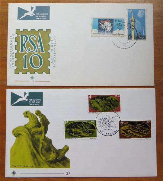 RSA Covers FDC No. 16 & 27 - 1 Bid for both