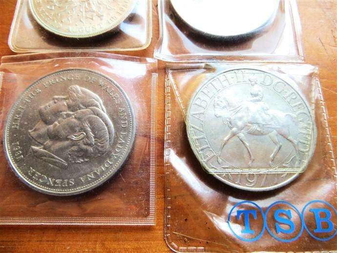 4 x Different GB Crowns - Bid per Coin