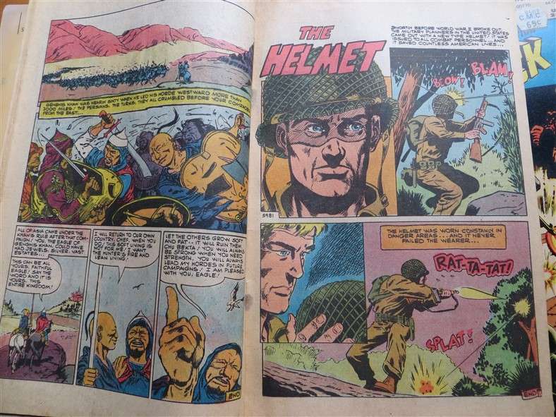 4 x Charlton Comics - Battlefield Action & Attack Comics