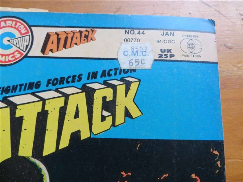 4 x Charlton Comics - Battlefield Action & Attack Comics