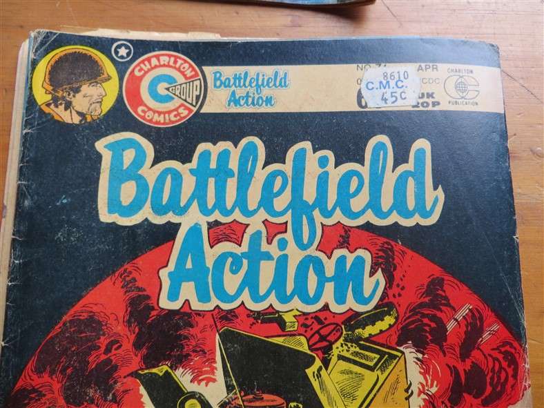 4 x Charlton Comics - Battlefield Action & Attack Comics