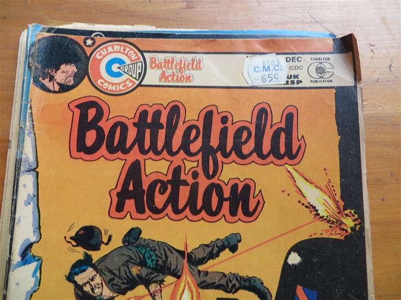 4 x Charlton Comics - Battlefield Action & Attack Comics
