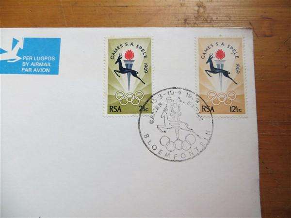 2 x Olympics RSA Covers - Addressed & Unaddressed - 1 Bid for both