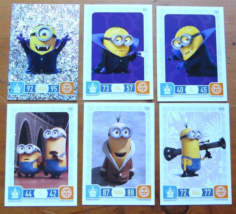 51 x Minion Trading Card Lot - 1 Bid for All