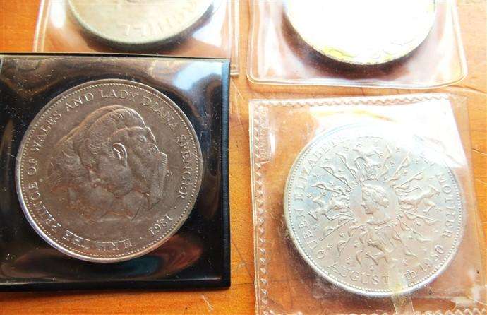 4 x Different GB Crowns - Bid per Coin