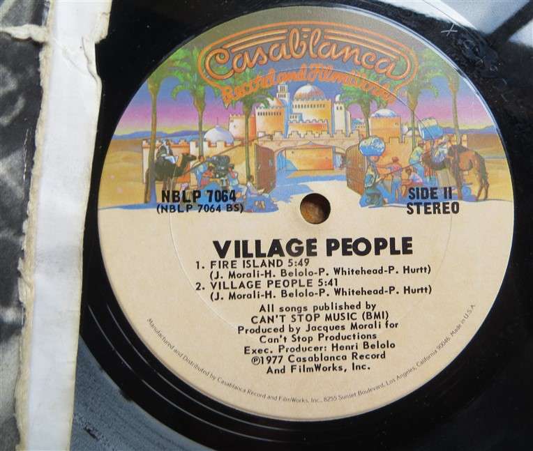 Village People Vintage Vinyl LP - VG