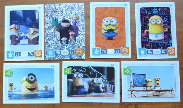 51 x Minion Trading Card Lot - 1 Bid for All
