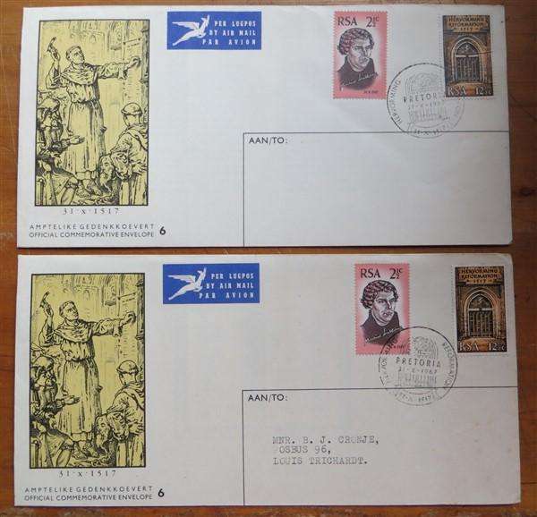 2 x RSA Covers No.6 - Addressed & Unaddressed - 1 Bid for both