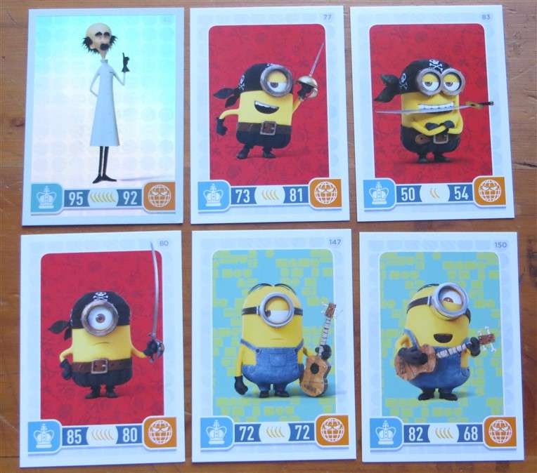 51 x Minion Trading Card Lot - 1 Bid for All