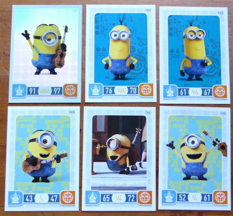 51 x Minion Trading Card Lot - 1 Bid for All