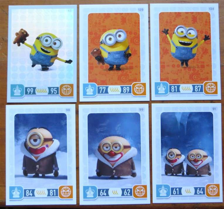 51 x Minion Trading Card Lot - 1 Bid for All