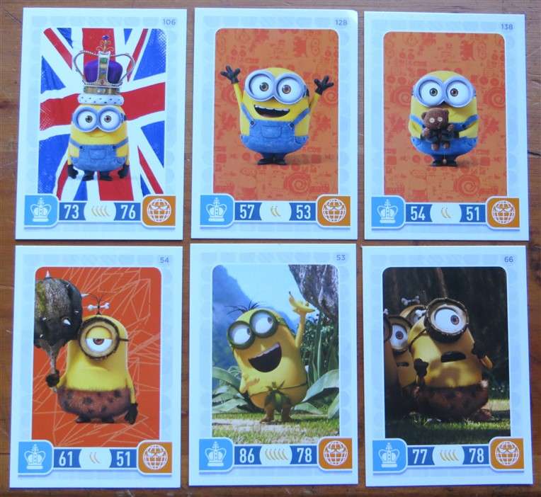 51 x Minion Trading Card Lot - 1 Bid for All