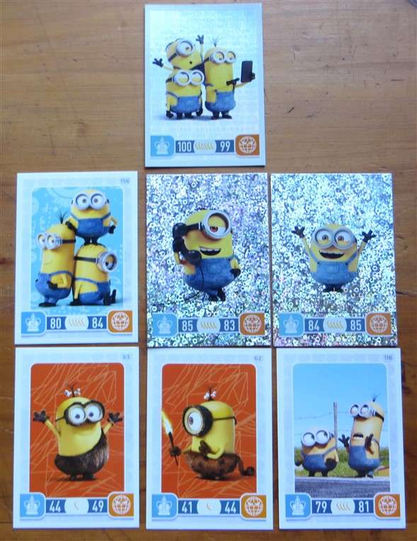 51 x Minion Trading Card Lot - 1 Bid for All