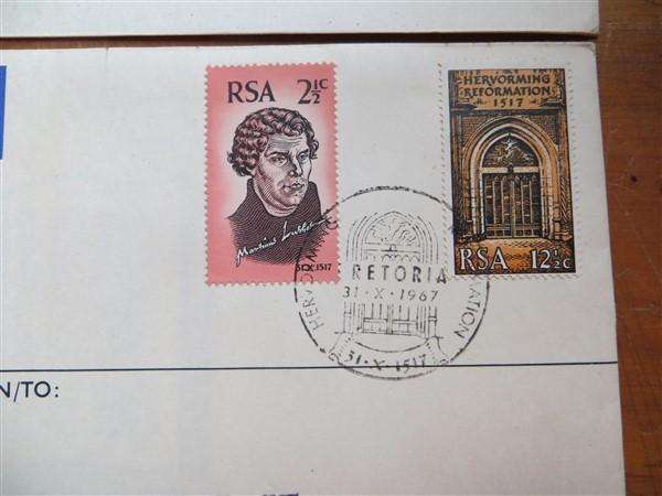 2 x RSA Covers No.6 - Addressed & Unaddressed - See Error on Airmail Tag