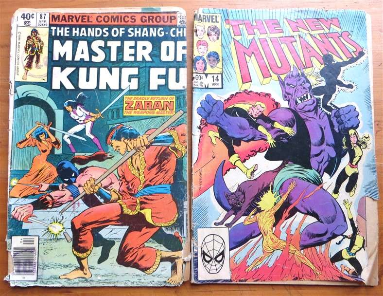 2 x Marvel Comics - New Mutants #14 + Masters of Kung Fu
