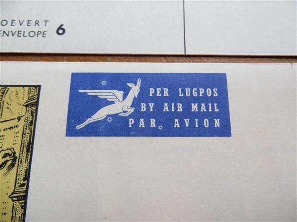 2 x RSA Covers No.6 - Addressed & Unaddressed - See Error on Airmail Tag