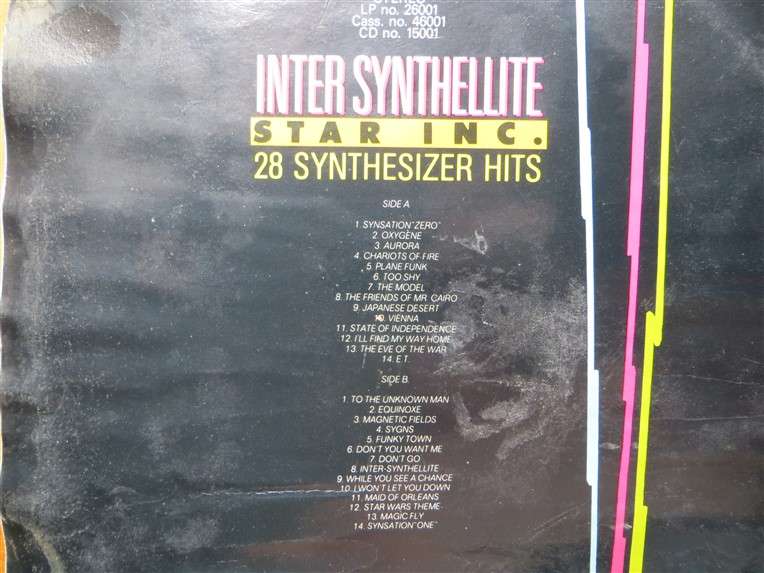 Inter Synthellite - Synthesizer Hits Vintage Vinyl LP - VG