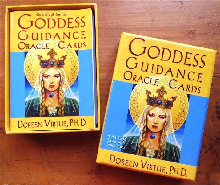 Goddess Guidance - Oracle Cards + Book /Guide + Box - Doreen Virtue