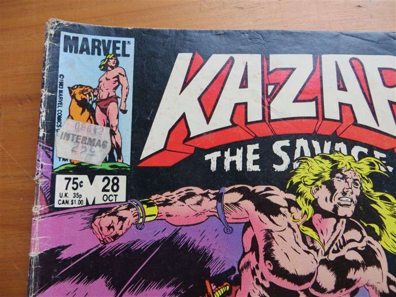 2 x Comics - Marvel Kazar the Savage & Quality Sam Slade Robo Hunter