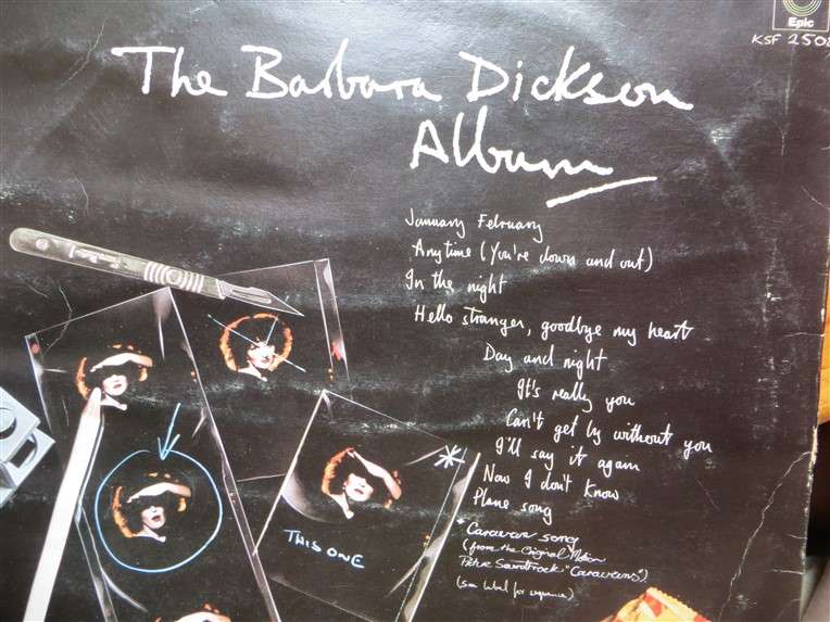 The Barbara Dickson Album - Vintage Vinyl LP - VG