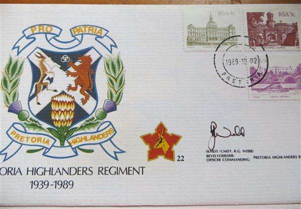 12 z SADF Signed RSA Covers - SADF Regiemnts + Photo Cards etc..