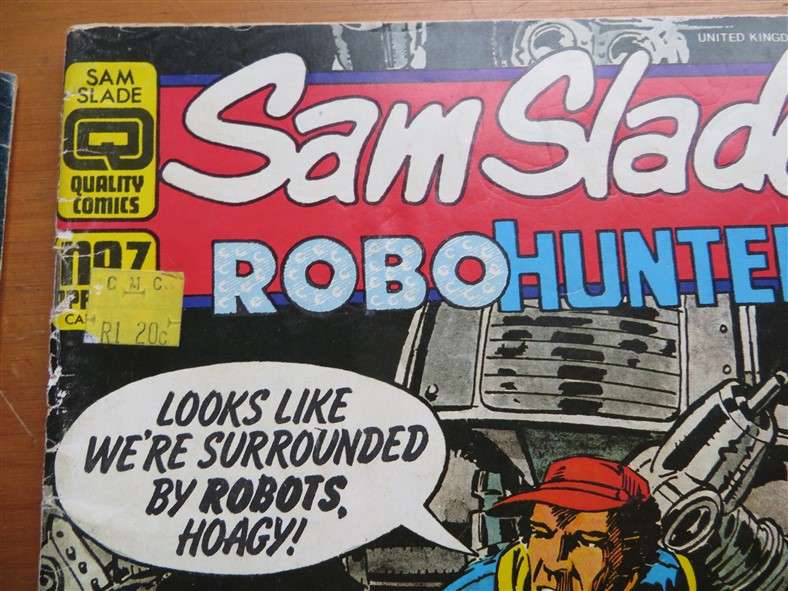 2 x Comics - Marvel Kazar the Savage & Quality Sam Slade Robo Hunter