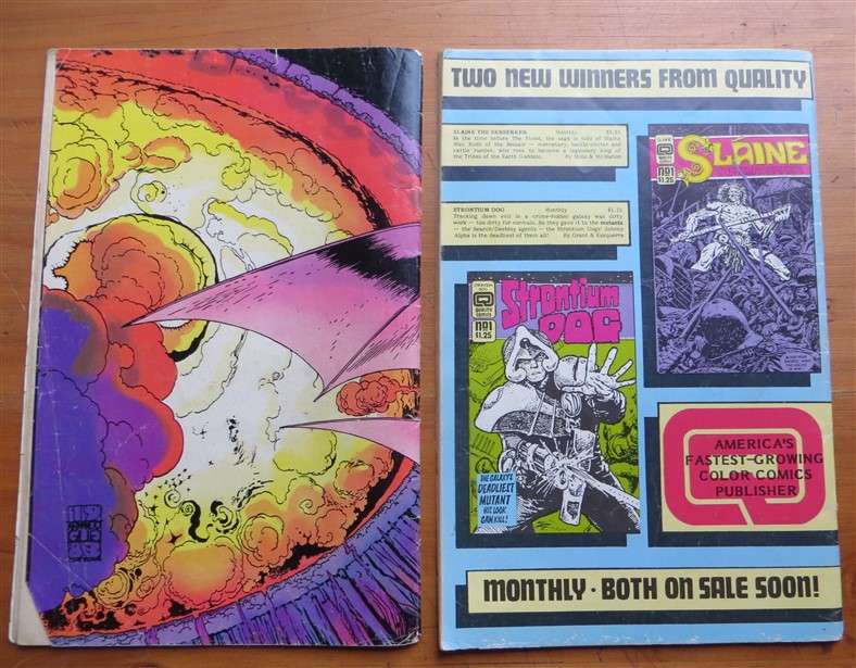 2 x Comics - Marvel Kazar the Savage & Quality Sam Slade Robo Hunter
