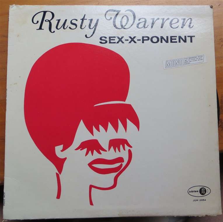 Rusty Warren - Sex-X-ponent - Vintage Vinyl LP - VG