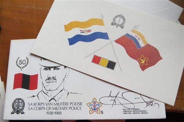 12 z SADF Signed RSA Covers - SADF Regiemnts + Photo Cards etc..