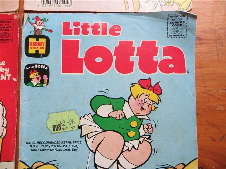 4 x Vintage Little Lotta + Baby Huey Comics Lot - Low Numbers - 1 Bid for All