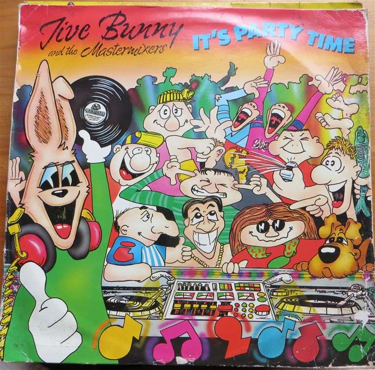 Jive Bunny & the mastermixers - It's a Party  - Vintage Vinyl LP - VG