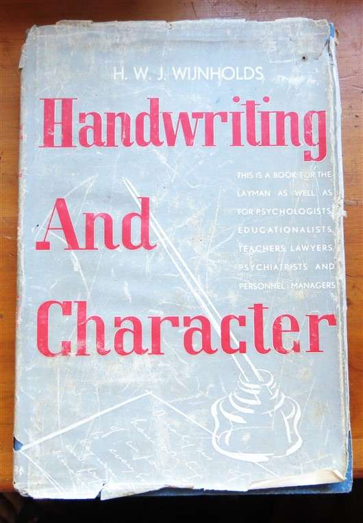 Handwriting & Character - H.W.J Wijnholds - Hardcover + Supplement