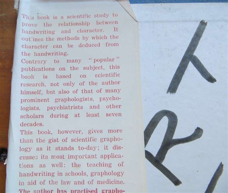 Handwriting & Character - H.W.J Wijnholds - Hardcover + Supplement