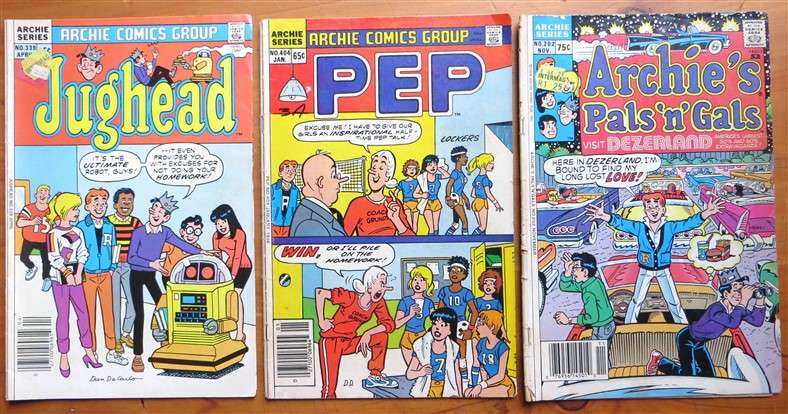3 x Vintage Archie Comics Lot - 1 Bid for All