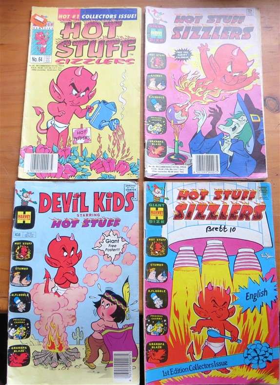 4 x Vintage Hotstuff Comics Lot - 1 Bid for All