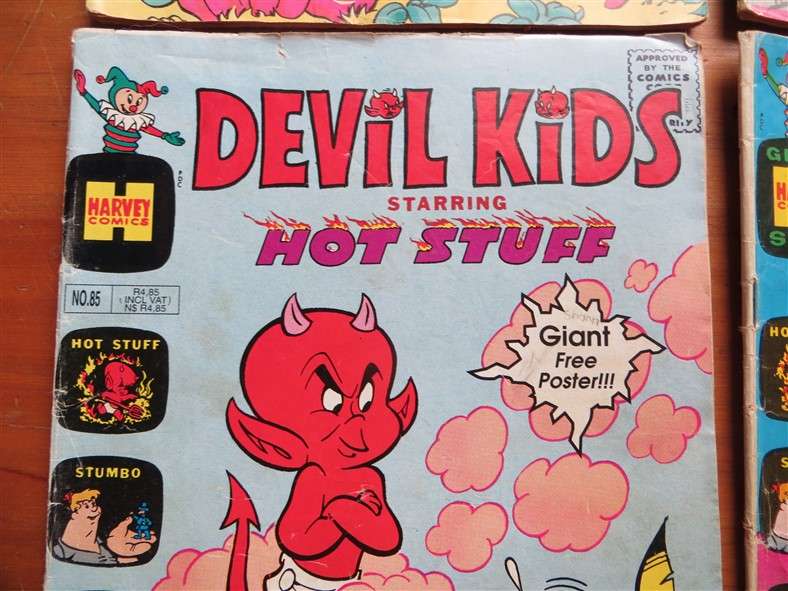 4 x Vintage Hotstuff Comics Lot - 1 Bid for All