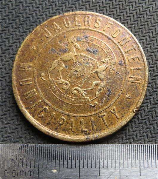 Jagersfontein Municipality , OFS ,  Water Token - 3 Gallons