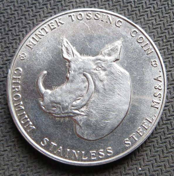Council for Mineral Technology - Mintek Tossing Coin - Warthog