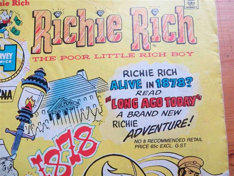 2 x Vintage Richie Rich Comics Lot - 1 Bid for All