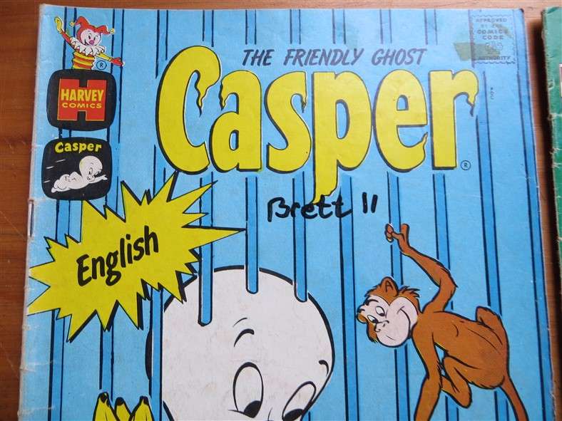 3 x Vintage Casper Comics Lot - 1 Bid for All