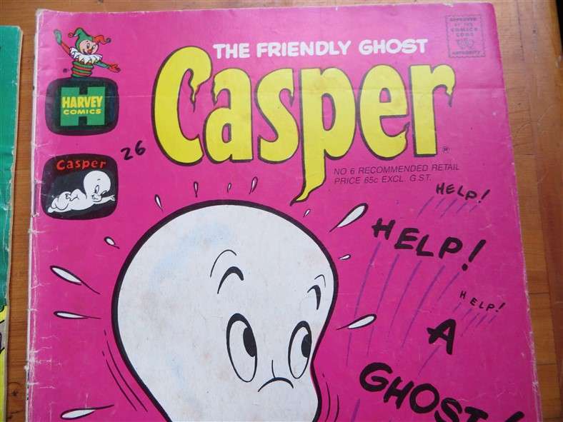 3 x Vintage Casper Comics Lot - 1 Bid for All