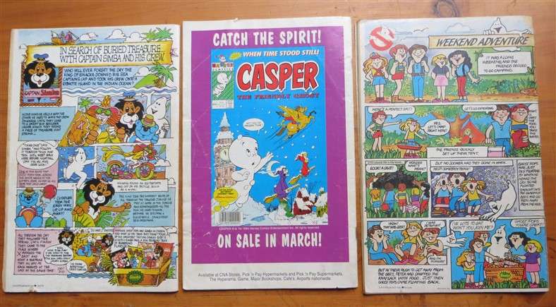 3 x Vintage Casper Comics Lot - 1 Bid for All