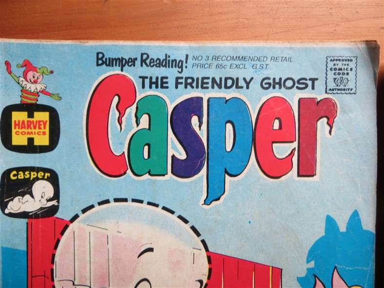 3 x Vintage Casper Comics Lot - 1 Bid for All
