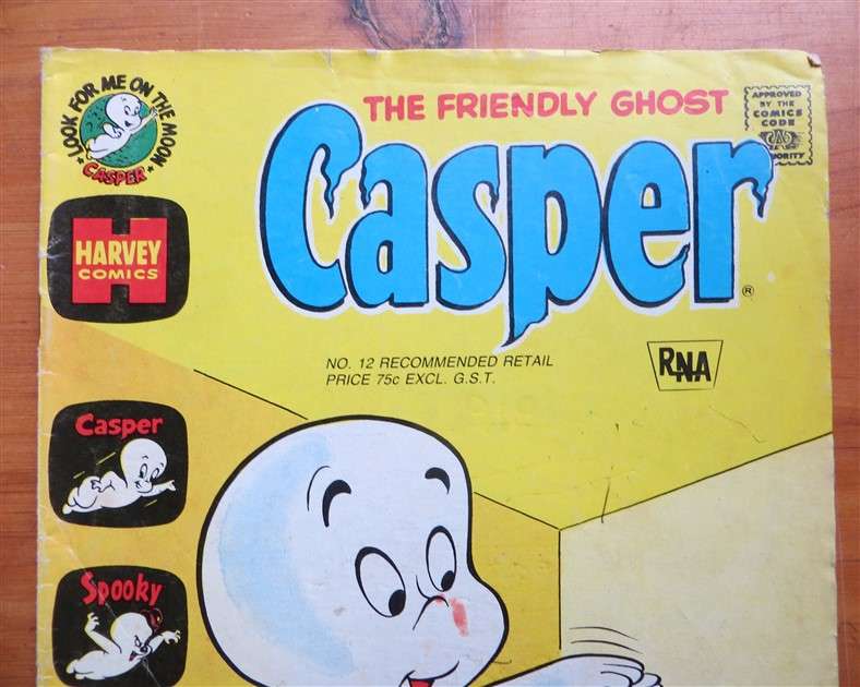 3 x Vintage Casper Comics Lot - 1 Bid for All