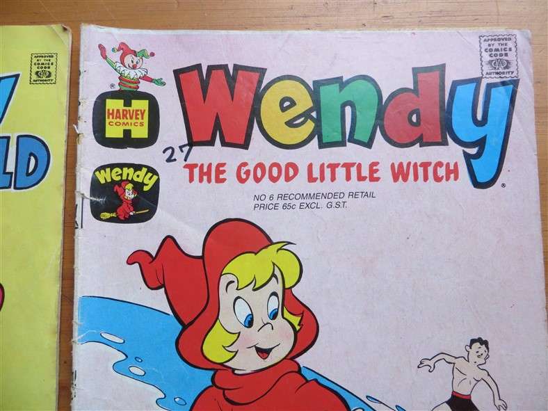 3 x Vintage Wendy Comics Lot - 1 Bid for All