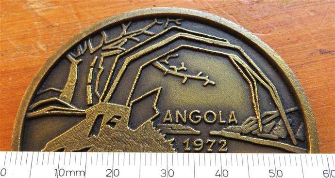 1972 Angola Pro Natura Medallion - Large 58mm