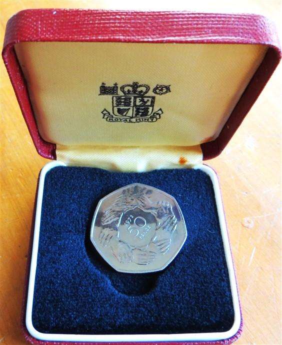 1973 GB Special European Economic Community  50p in Box