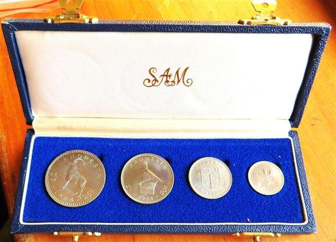 1964 Rhodesia Proof Set in Original SA Mint Box