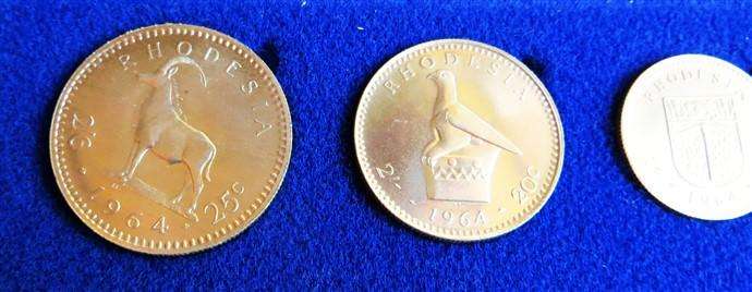 1964 Rhodesia Proof Set in Original SA Mint Box