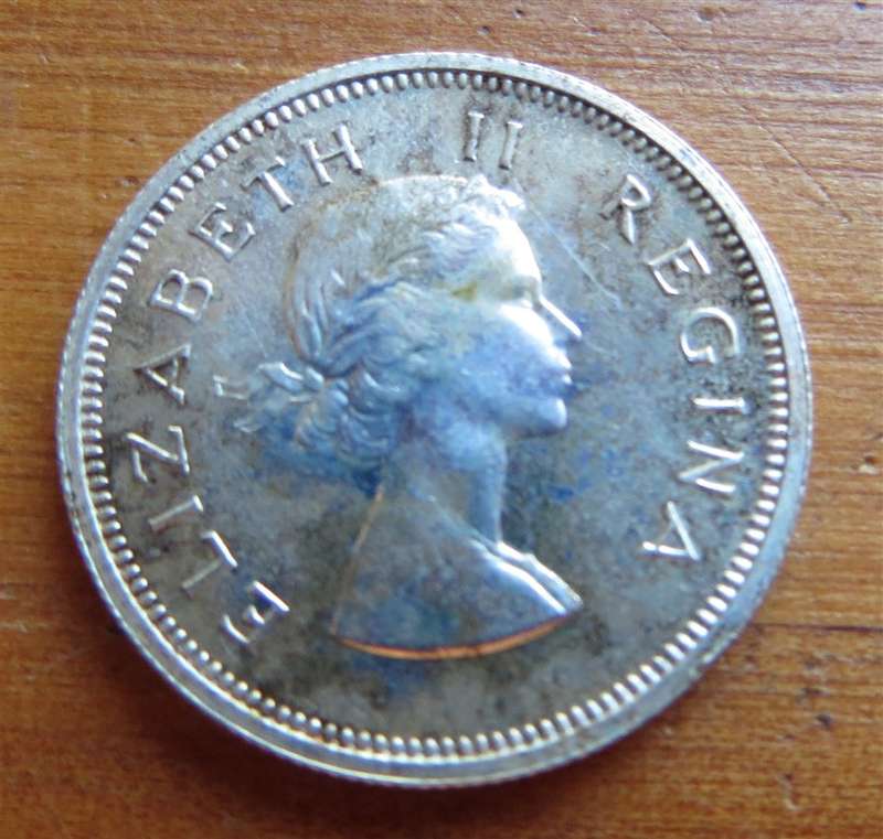 1954 Proof Sixpence Silver 6d SA Union